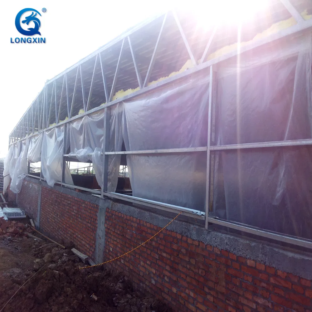 Prefabricated Steel Structure Pig House Farm Pig Farrowing Crate Piggery Shed Design for 100 Pigs