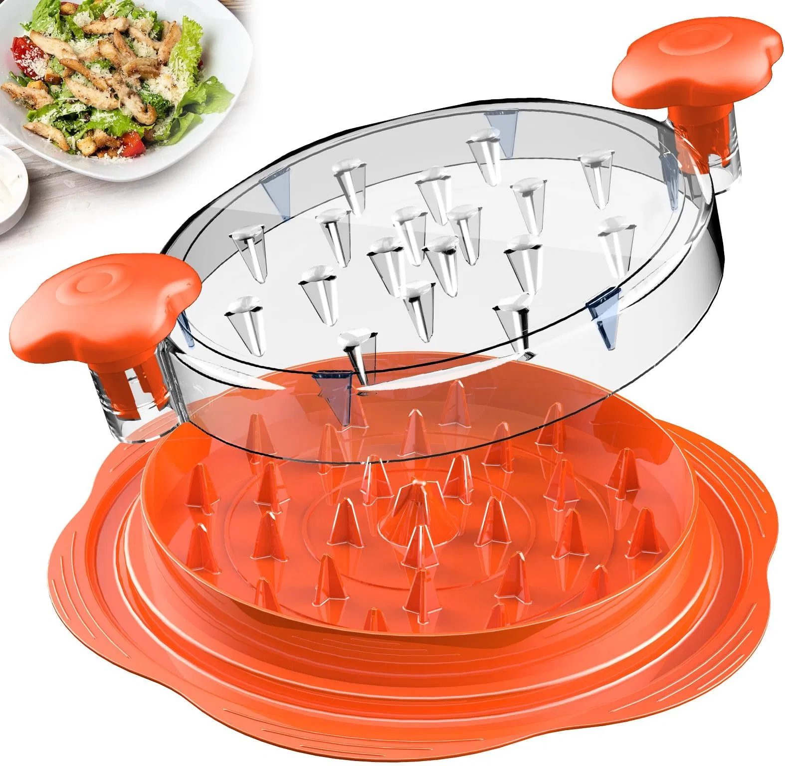 New Design Round BPA Free Ergonomic Large Chicken Breast Shredder Tool Twist