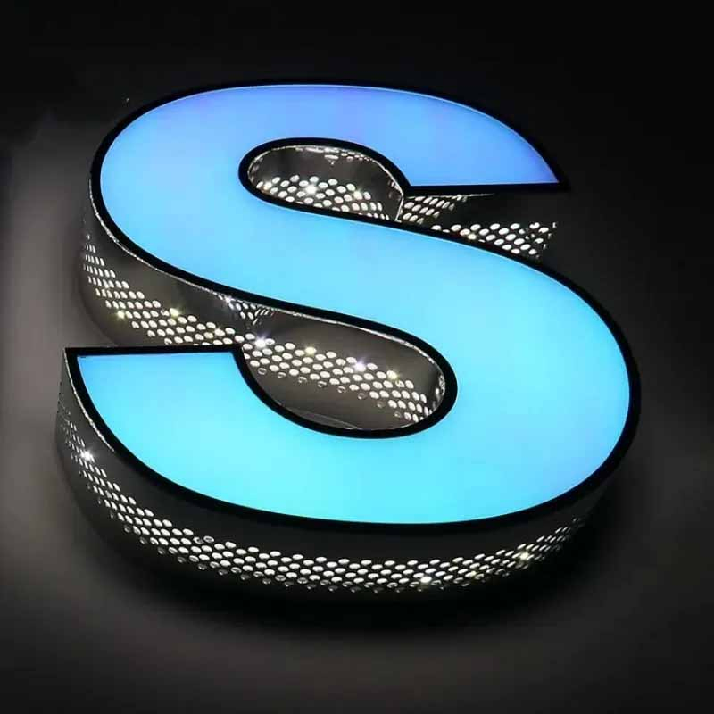 Erybaysign 3D Outdoor LED Supermarket Sign RGB Facelit Channel Letters Customized LED Sign