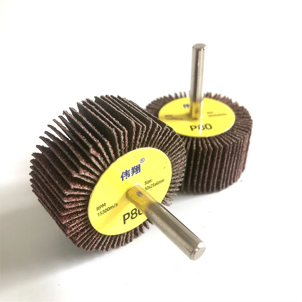 Лепестковый шлифовальный круг 50 мм, алюминиевый оксид, 80#