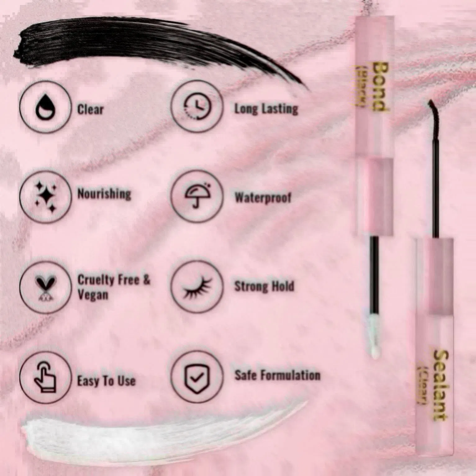 Clear Seal Glue for Fast-Drying Eyelash Extensions Application