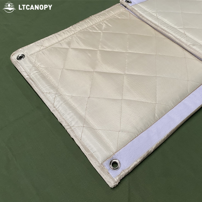 Litong Exterior Control Noise Sound Absorbing Acoustic Sound Barrier Blanket