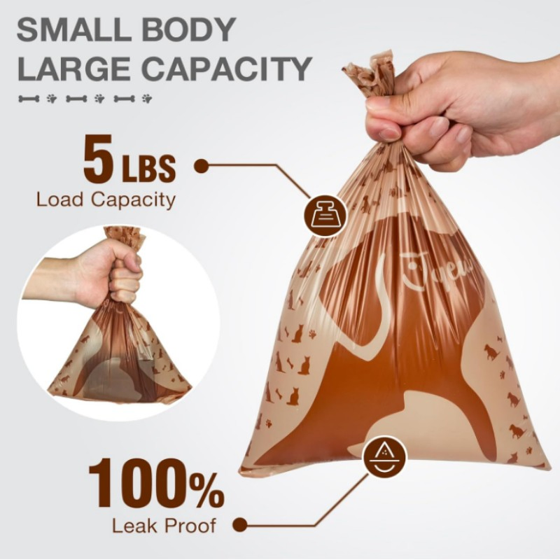 Large Extra Thick Doggy Waste Bags Unscented