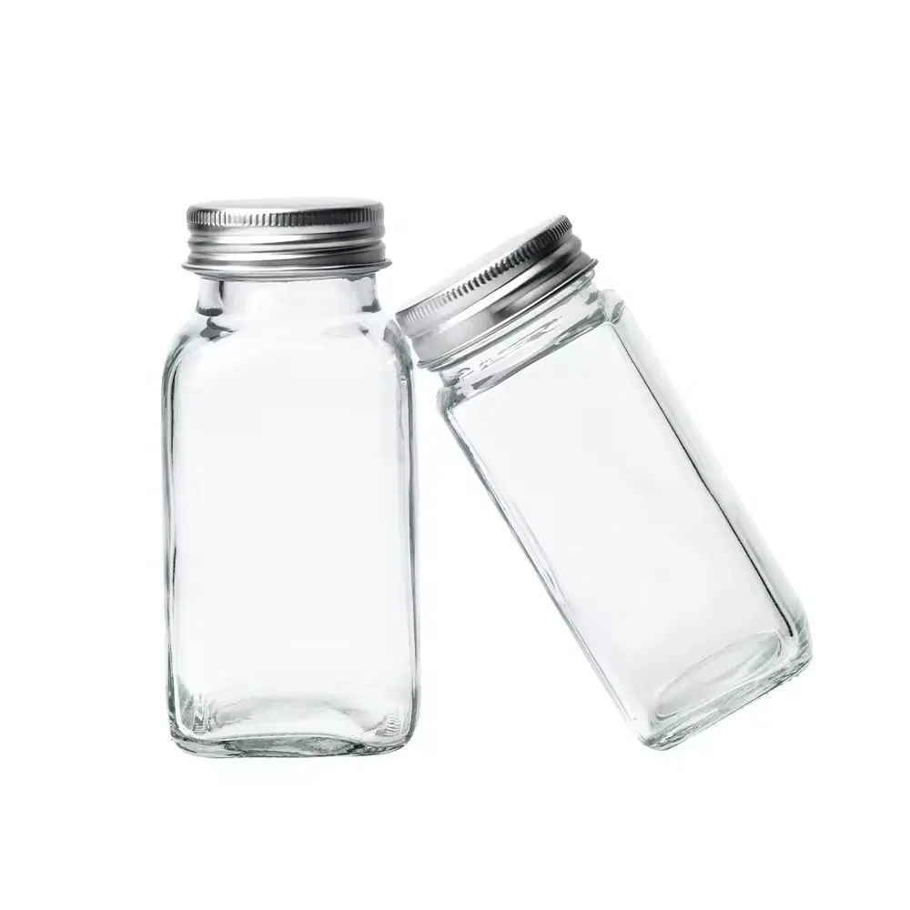 Personalized Custom Pepper Glass Spice Jar Condiment Glass Seasoning Bottle for BBQ