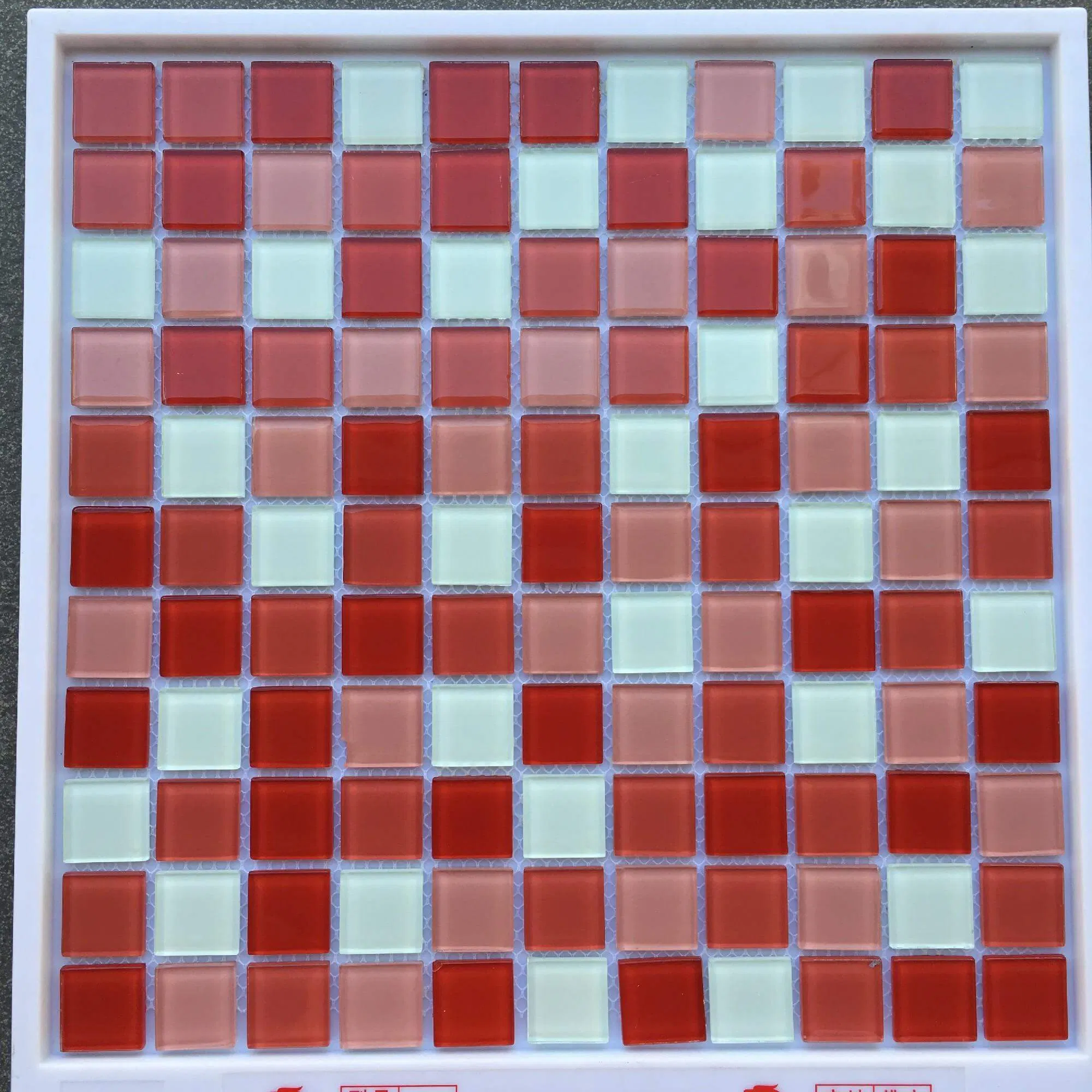 Стеклянная мозаика для стен и пола, 25x25 мм