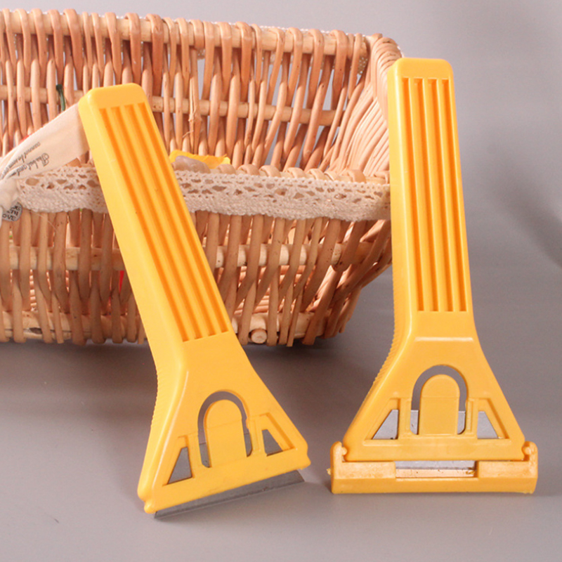 Clean Window Cleaning Scraper Plastic Razor Scraper with Metal Blades