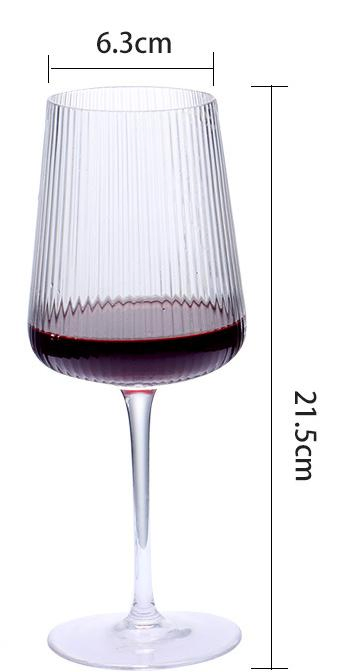 Винный бокал Vintage Crystal, 360 мл, вертикальный дизайн