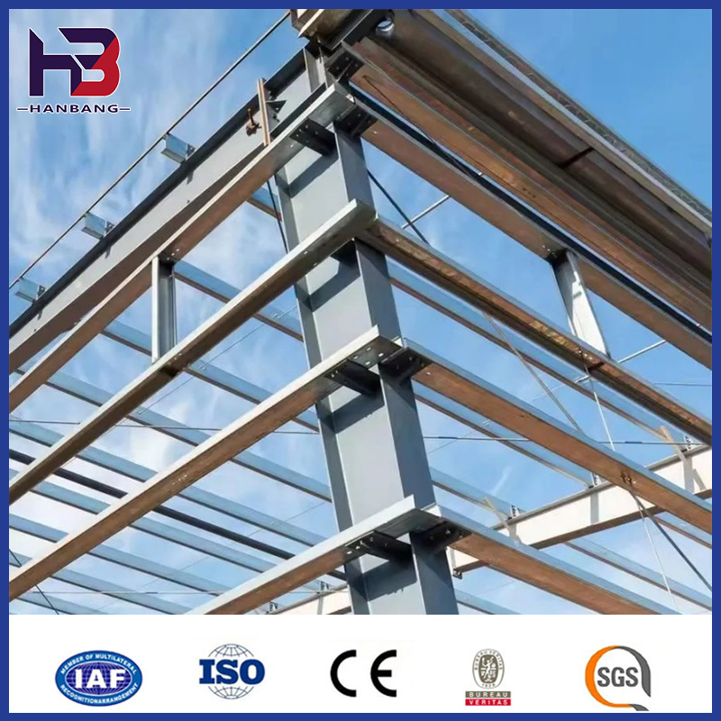Painted Metal Steel Structure Logistics Warehouse Prefab Steel Storage Building for Factory