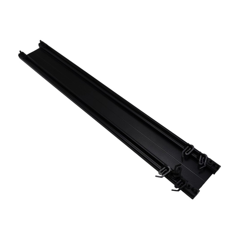 Economical Aluminum Double Sliding Screen Track Mass Production Double Curtain Rail