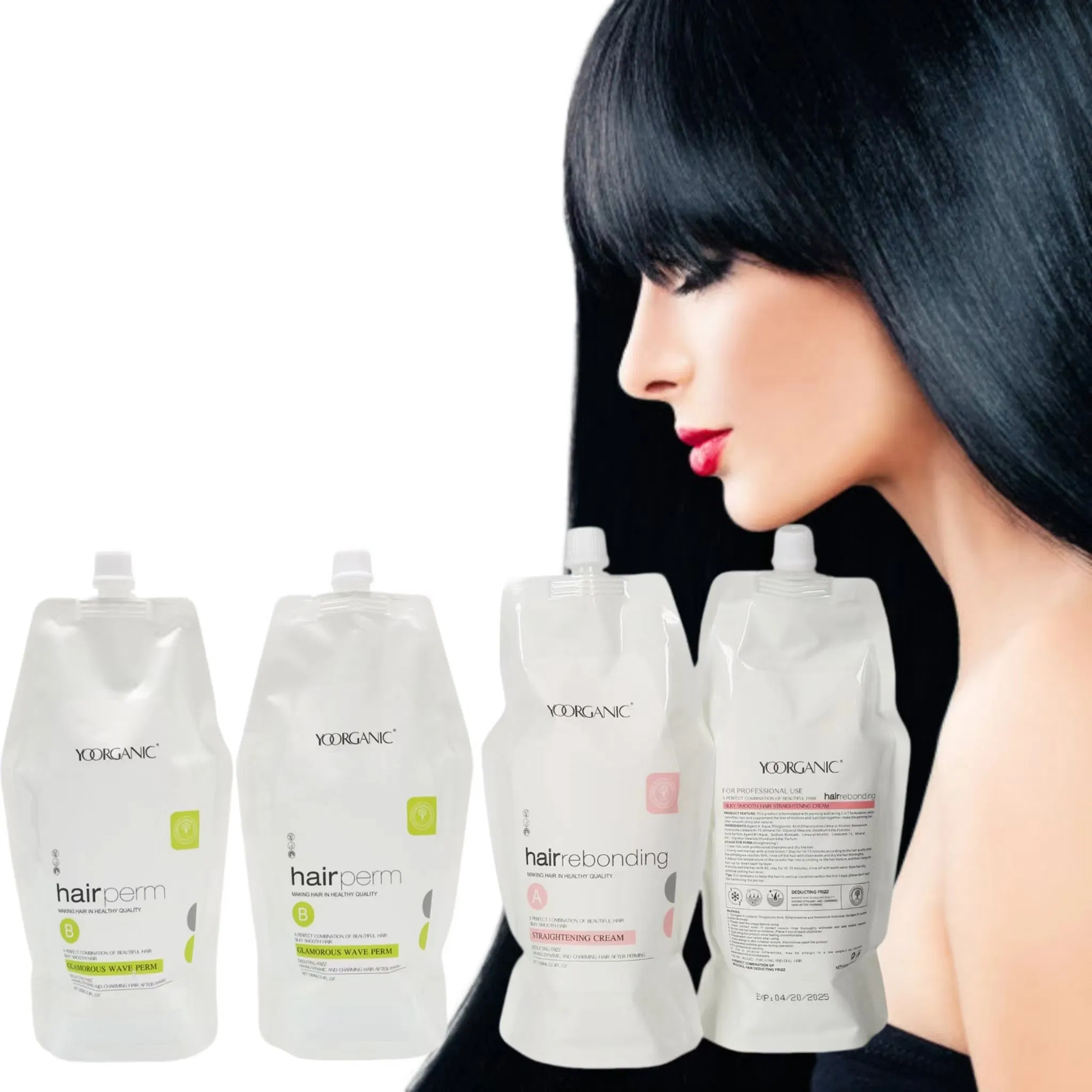 Factory Price 1000ml Rebonding Cream Hair Straightening Collagen Hair Rebonding Perm Products for Men