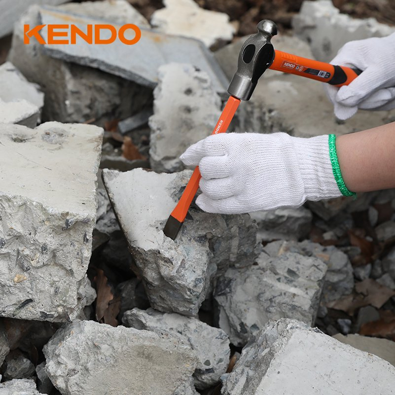 Kendo 3PC Cold Chisel Set Suitable for Cutting and Shaping Wrought Iron, Cast Iron, Steel, Brass, Bronze, Copper and Aluminium