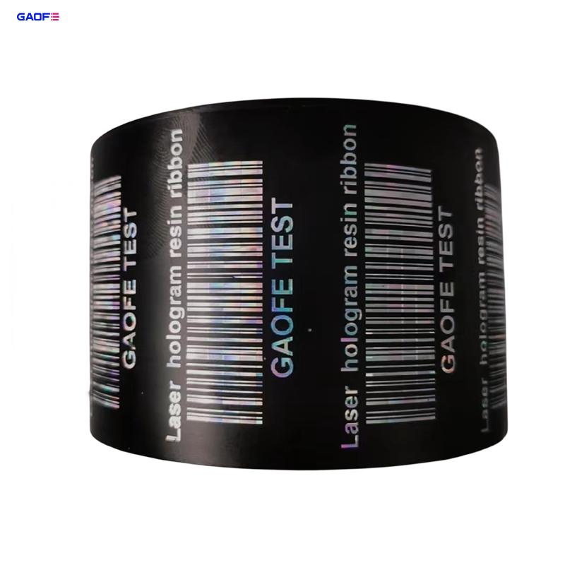 PP Black Continuous Paper Printing Clearly Waterproof Synthetic Paper Label