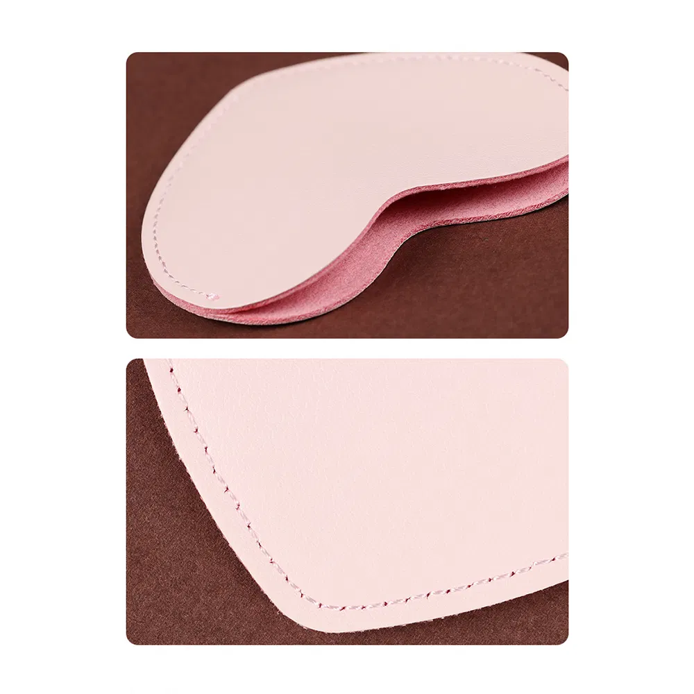 Pure Color Handheld Small Mirror Beauty Mirror Stainless Steel Makeup Mirror