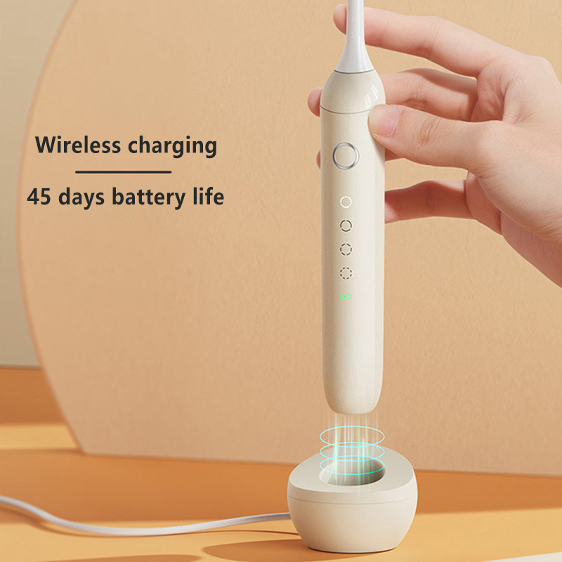 OEM Super Soft Bristle Piano Paint Sonic Electric Toothbrush Wireless Charging for Women and Children High Quality