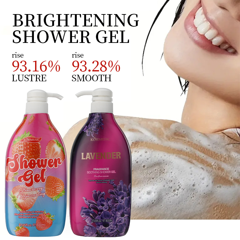 Revitalizing Orange Vc Moisturizing Shower Gel for Radiant Skin
