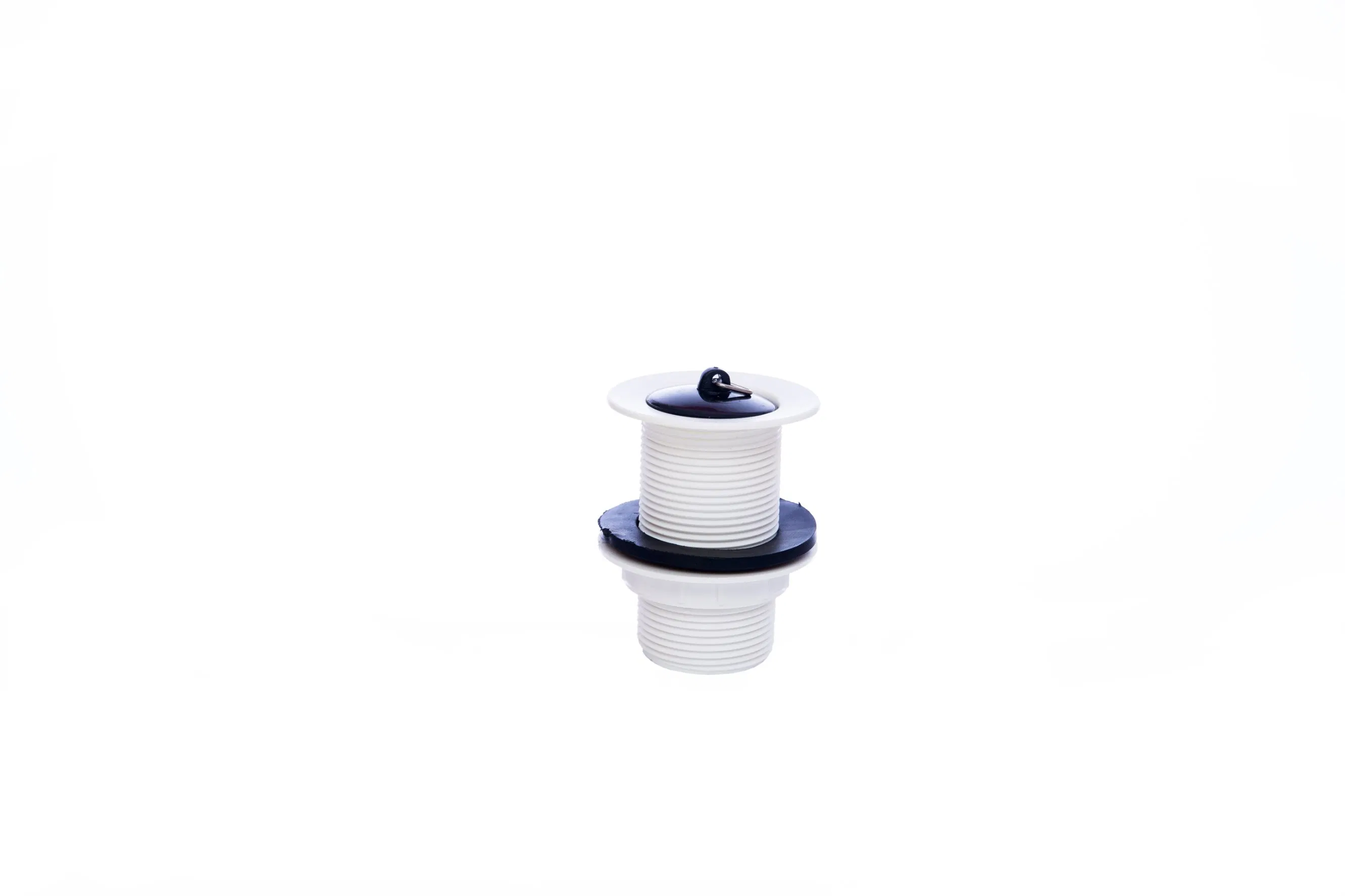 Слив-сифон для раковины Premium White Plastic