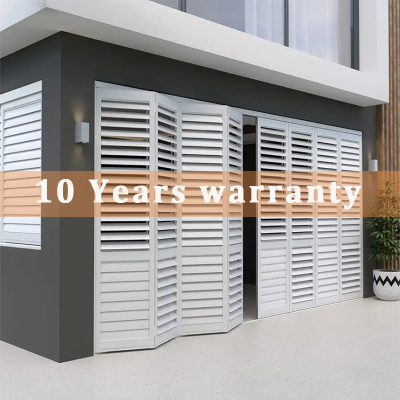 Aluminum Outdoor Windows Plantation Aluminium Shutter for Building