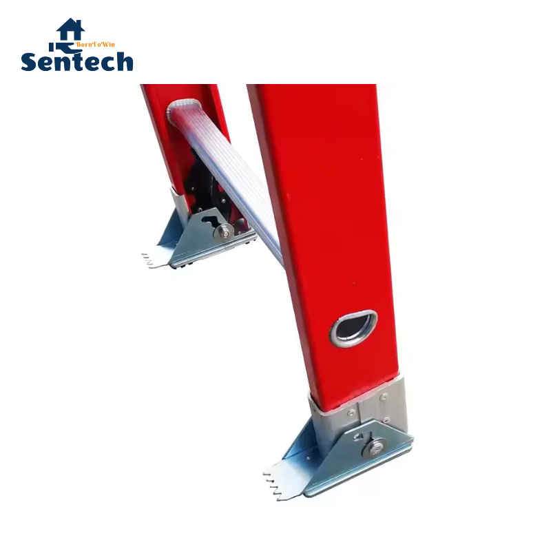 Popular Light Weight Fiberglass Extension Ladder with Two Sections