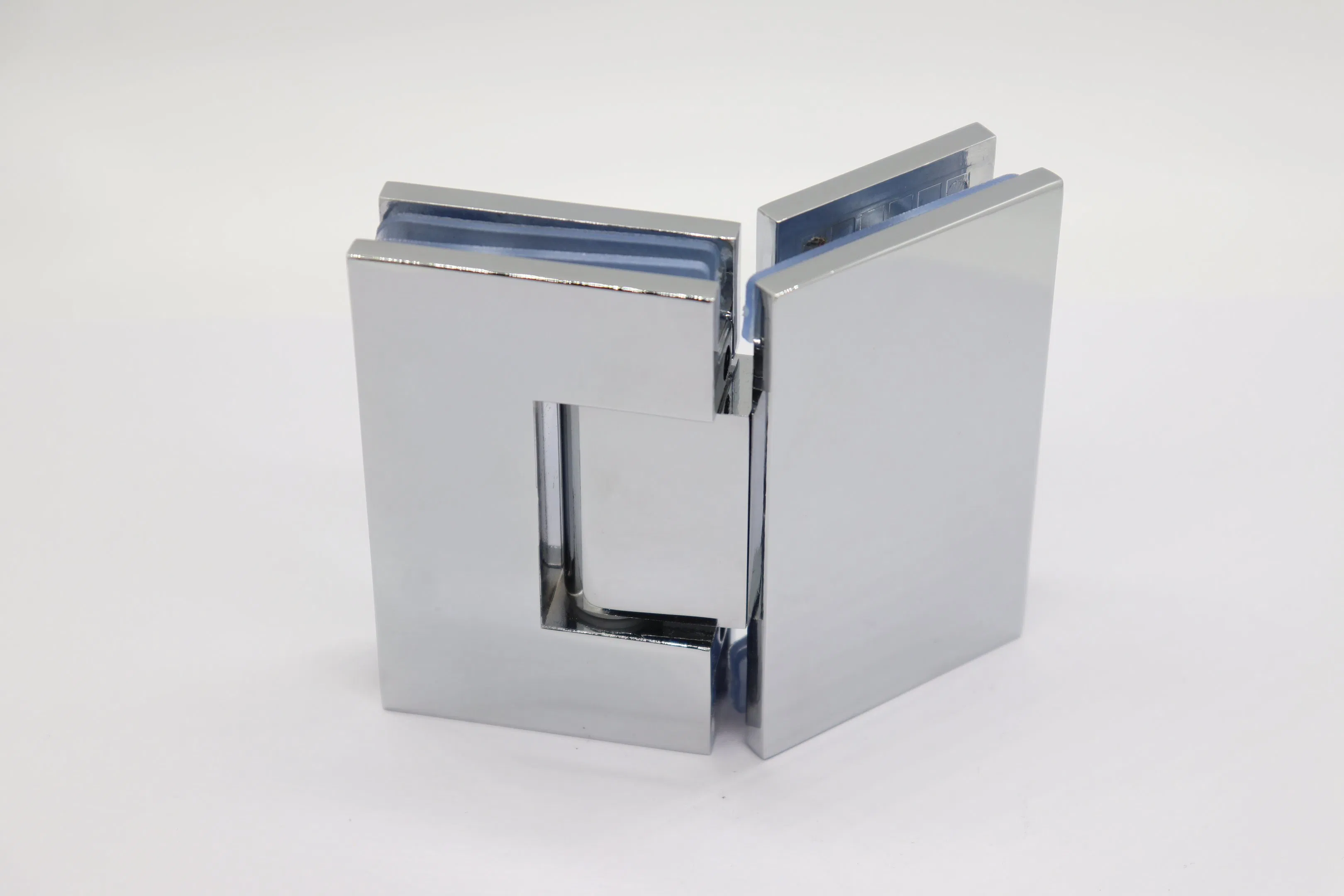 Durable Square Stained Glass Shower Door Hinge for Elegant Spaces