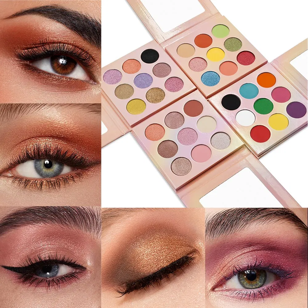 Private Label Custom Waterproof High Pigment Nude Eye Shadow Eyeshadow Palette
