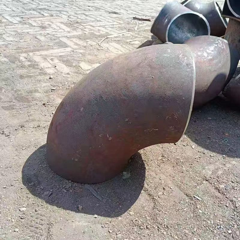 Carbon Steel Seamless Butted Welding Pipe Fittings Ms Fitting 90 Degree Elbow