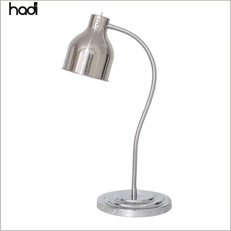 Hotel Supplier Buffet Wedding Carving Station Heating Lamp Stainless Steel Antique Copper Silver Gold Table Lamp 250W Food Heat Infrared Lamp