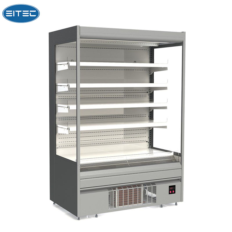 Commercial Supermarket Refrigerator Open Type Multideck Cabinet for Display Beverage Drinks
