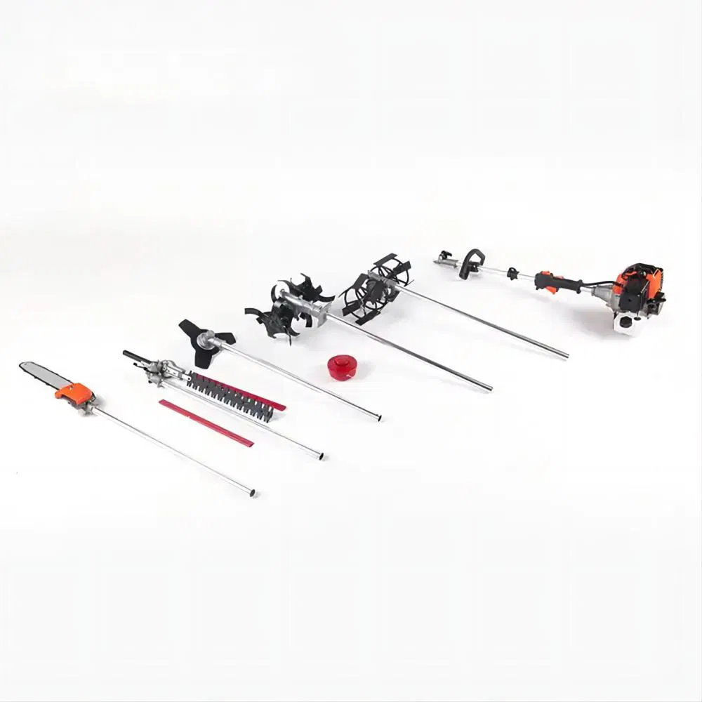 Two Stroke 43cc 4 in 1 Brushcutter Chainsaw Hedge Trimmer Multifunctional Garden Tools