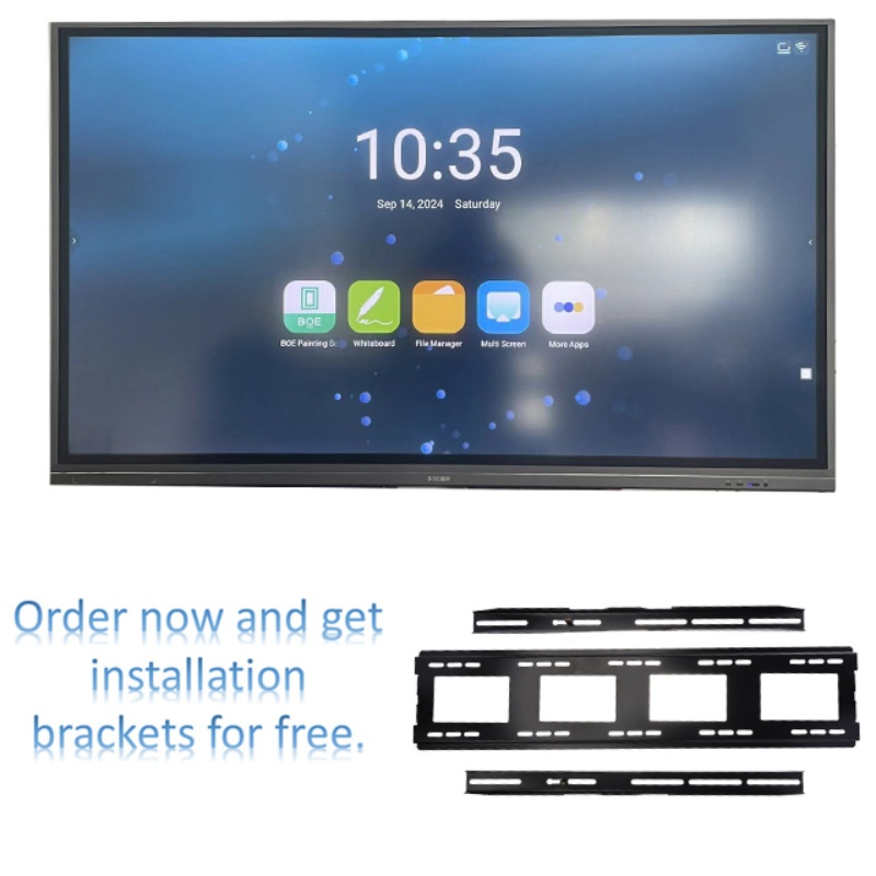 Collaboration Meeting Specific Anti Glare Intelligent Interaction Electronic Interactive Smart Whiteboard for Government Institutions