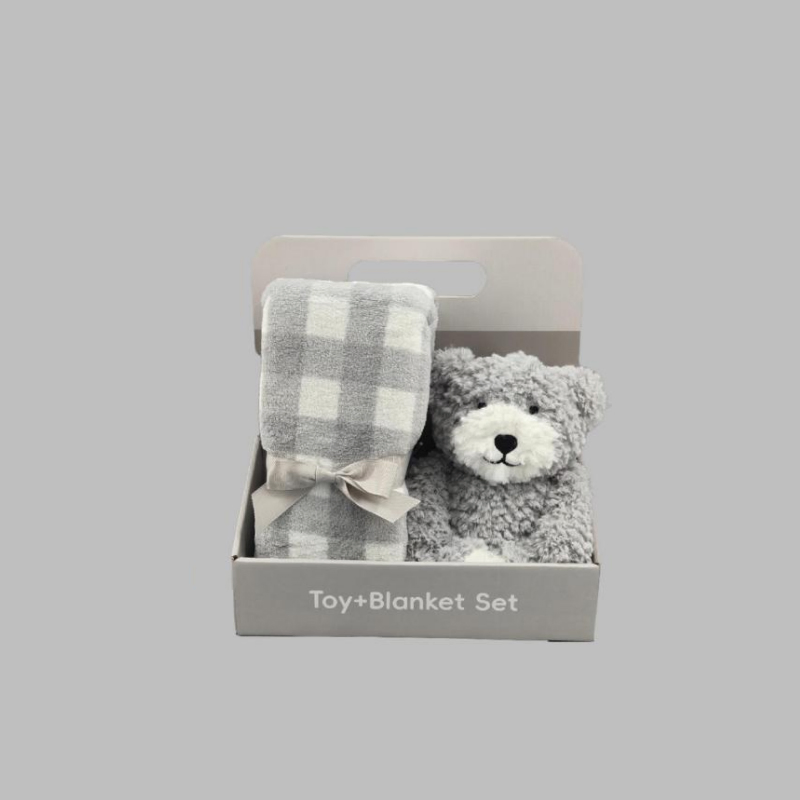 Wholesale Animal Toys with Blanket Rabbit Doll Cozy Plush Baby Security Blanket Loveys for Baby Doll