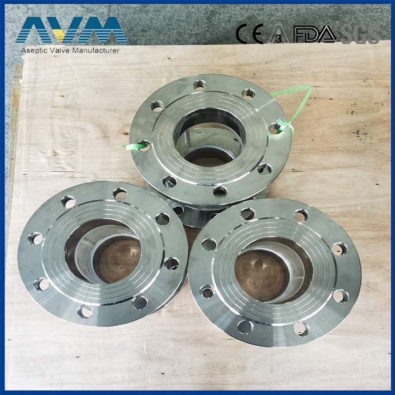 1" Stainless Steel SS304 Hygienic Flanged Sight Glass
