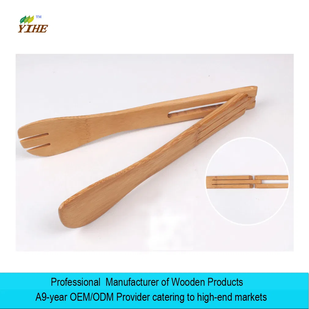 Eco-Friendly Bamboo Bread Tongs, Bamboo Bread Clip