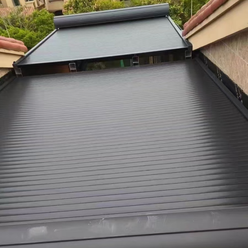 Factory Price Custom-Made Electric Automatic Sliding Skylight, Balcony, Terrace, Flat Roof Awning, Terrace Skylight