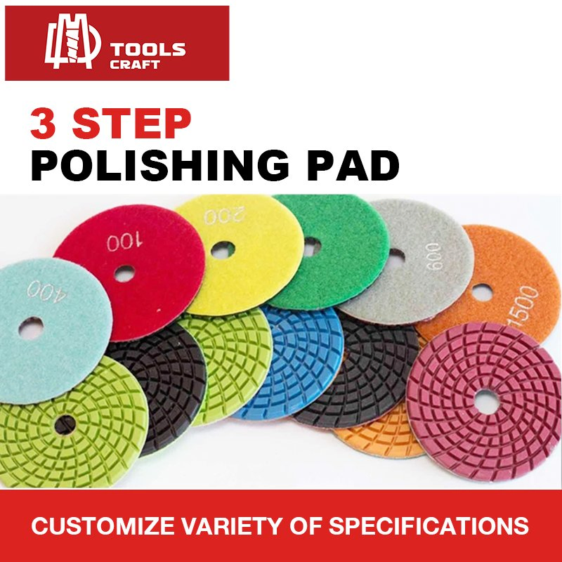 Гибкие алмазные полировальные круги для камня