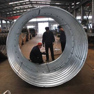 36 Inch Corrugated Metal Pipe Customizable Culvert Pipe Oval Shaped Stee Cheap