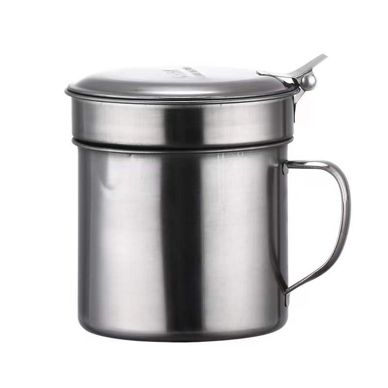 China Wholesale Kitchenware Stainless Steel Oil Filter Cup