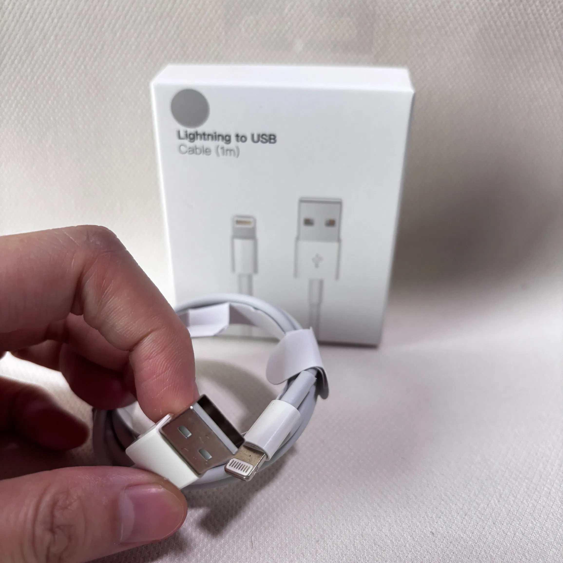 New Stock Top Lightning to USB Cable, 60W 1: 1 Original 1m Mobile Phone Data Charging Cable, 2025 Wholesale Price, AAA+++ Supporting Device Fast Charging