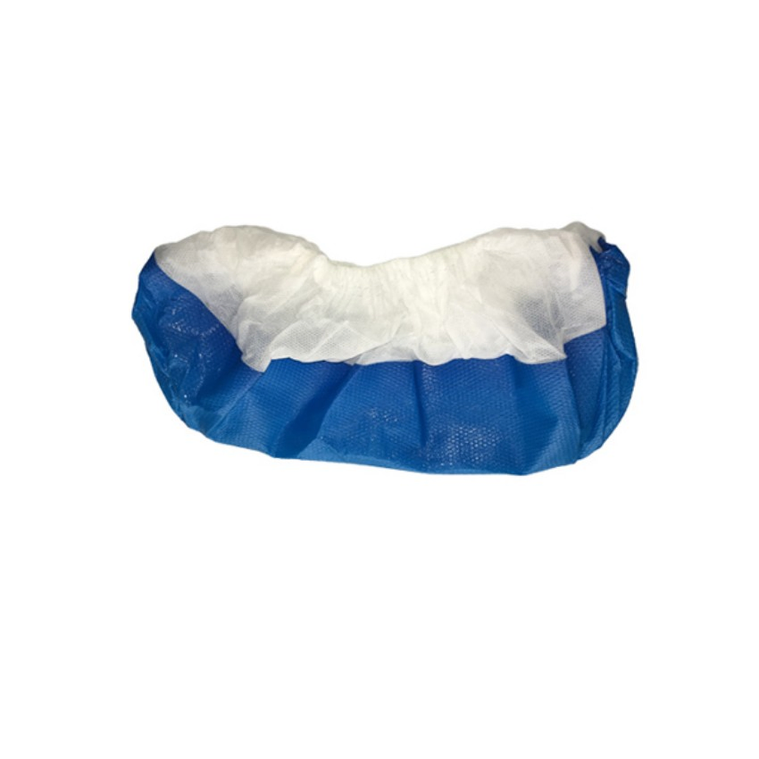 Disposable Microporous PP+CPE Shoe Covers Waterproof Anti-Slip Protective Overshoes