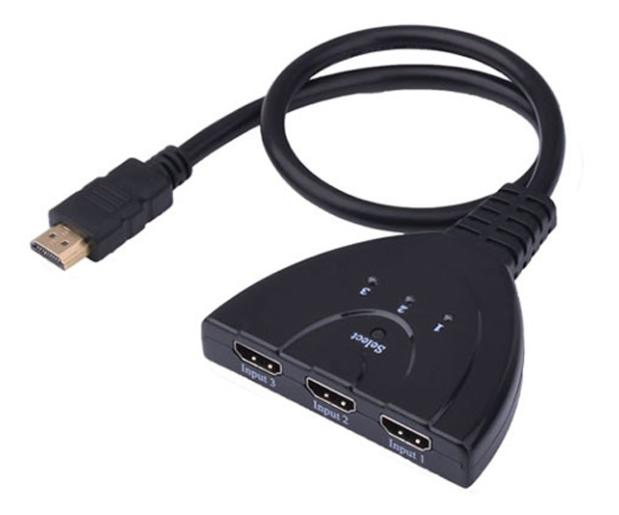 Supports HDTV 1.3b, Compatible with Hdcp 1080P & 4K HDMI Switch 3 Input 1 out IR Remote Control