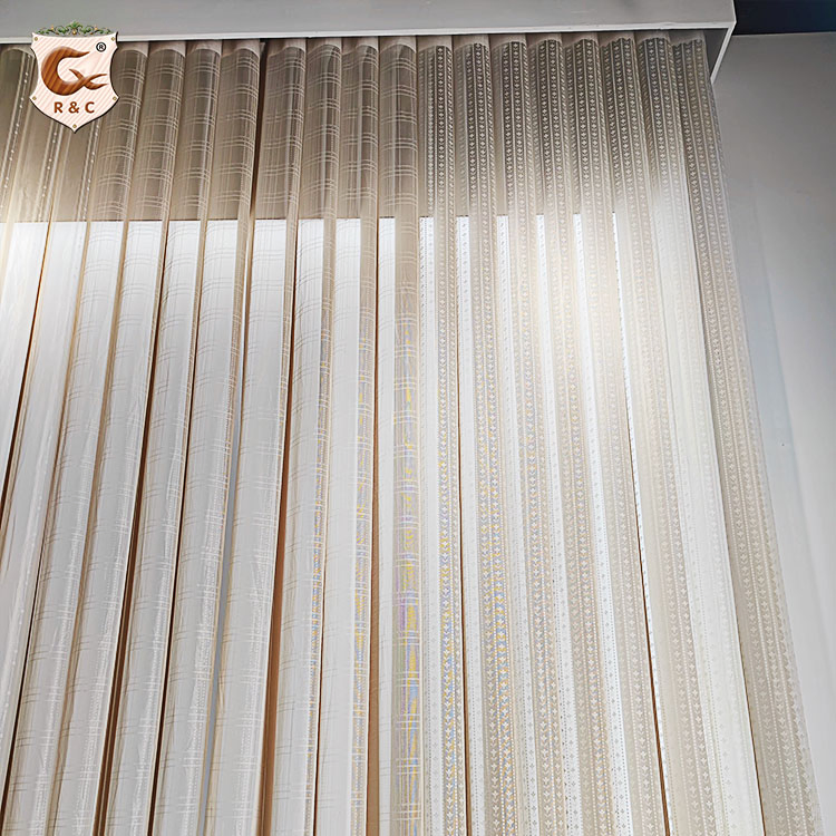 Manufacture Window Blackout Vertical Sheer Blinds Motorized Hanas Curtain