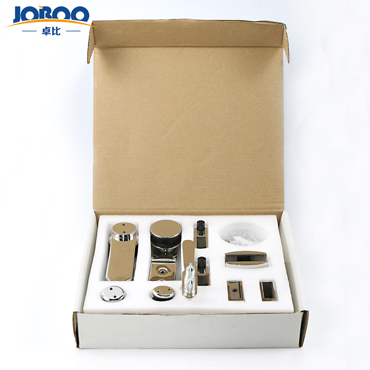 Premium Stainless Steel Frameless Sliding Door Roller Hardware Kit