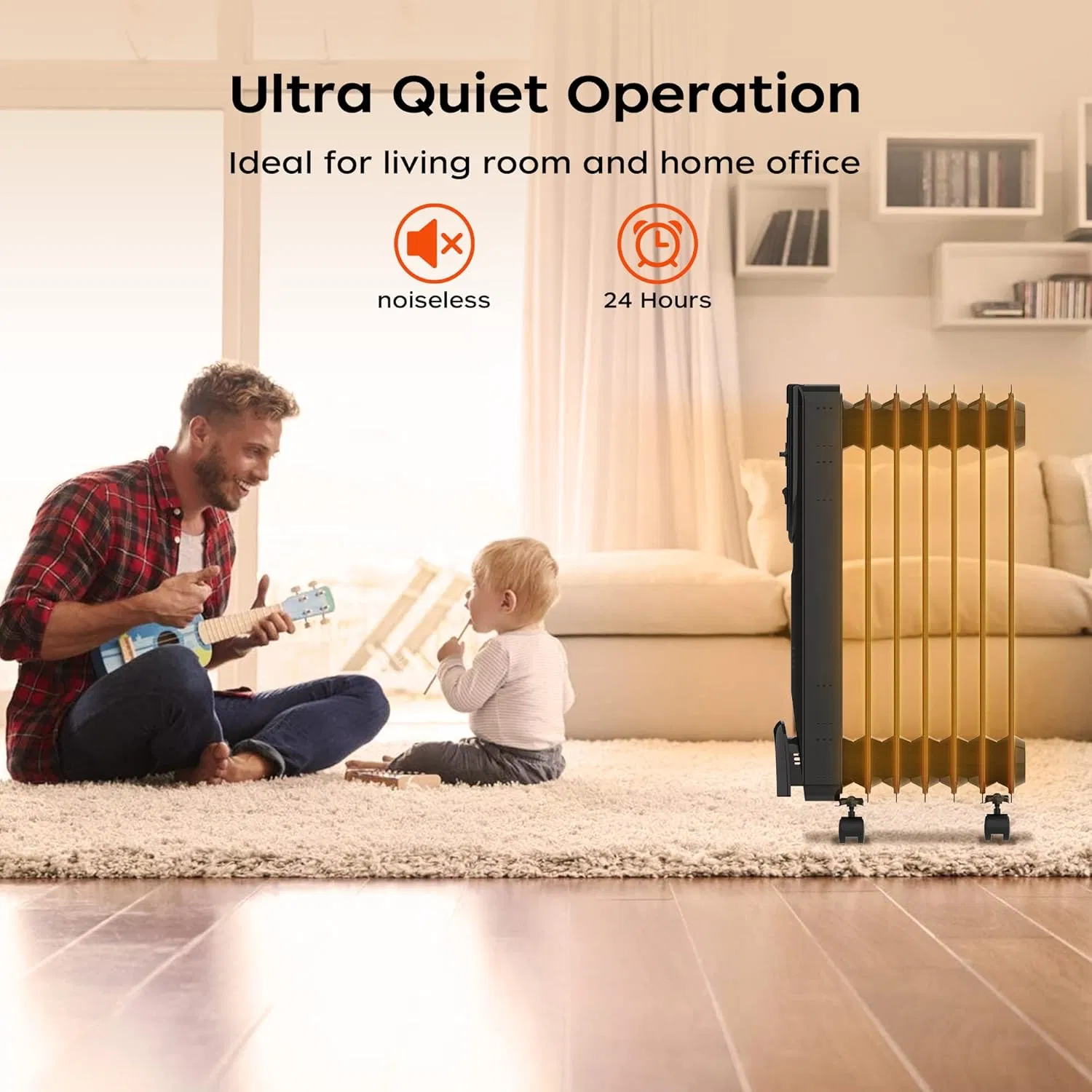 Automatic Portable Quiet Durable Oil Filled Radiator Heater Electric Oil Heater for Indoor