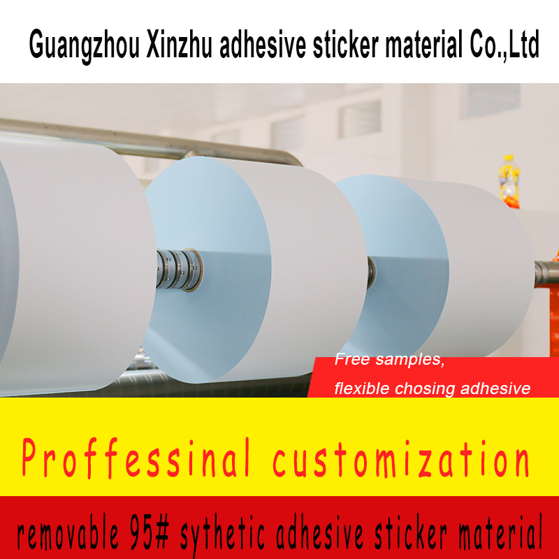 Removable 95# Sythetic Paper Adhesive Sticker Label Material Xzkh-9560