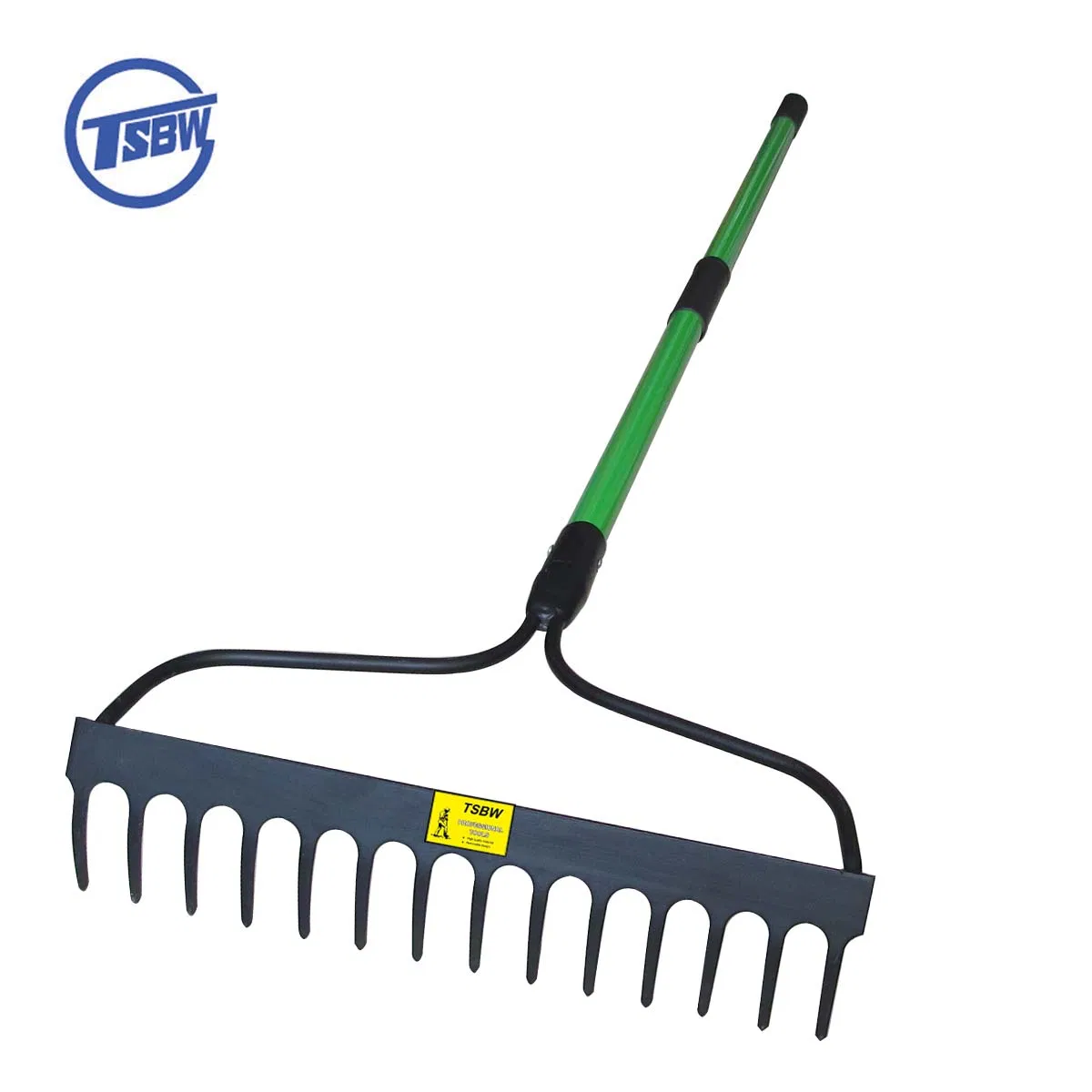 Steel Garden Farm Grass Digging Lawn Leaf Yard Debris Metal Iron Bow Rake Head