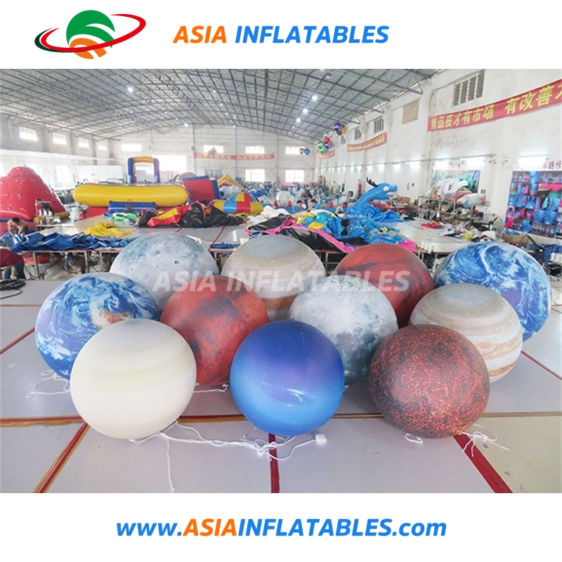 Solar System Nine Planet Balloon Inflatable Lighting Balloon