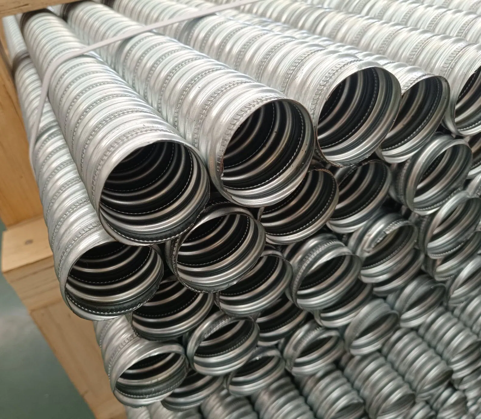 100mm Galvanized Prestressed Corrugated Pipe for Bridges and Buildings