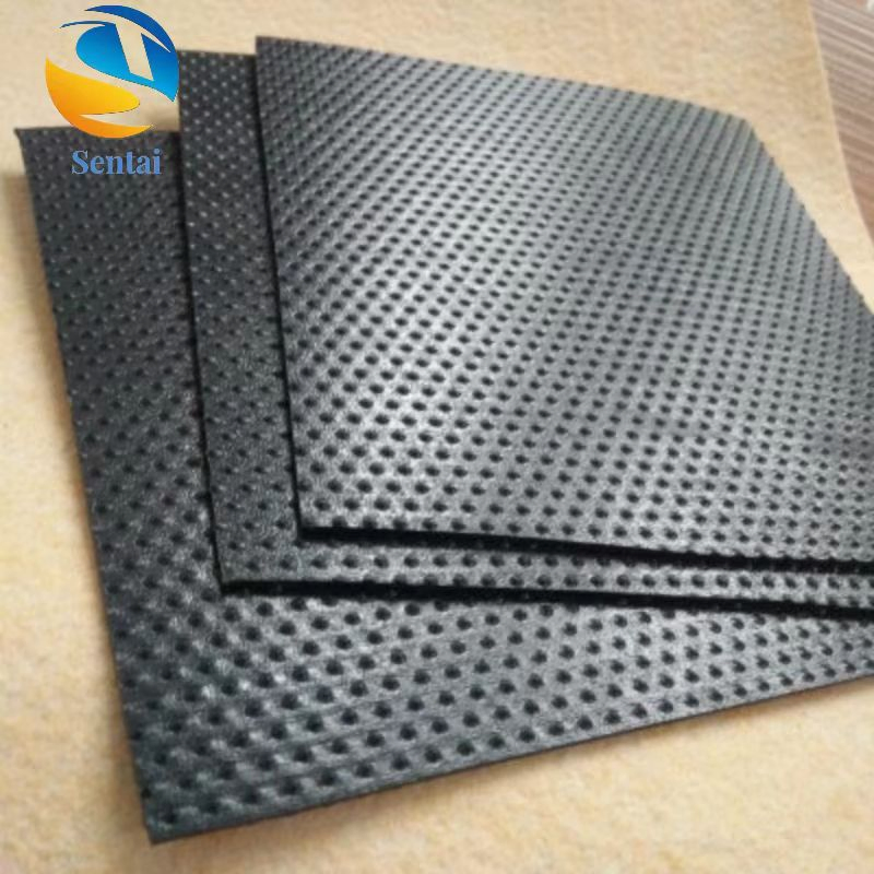 HDPE Geomembrane 1mm2mm 3mm Black Landfill Leaching Pond Tailings Pond Slope Protection Anti Slip Double Rough Surface Anti-Seepage Membrane Pond Liner