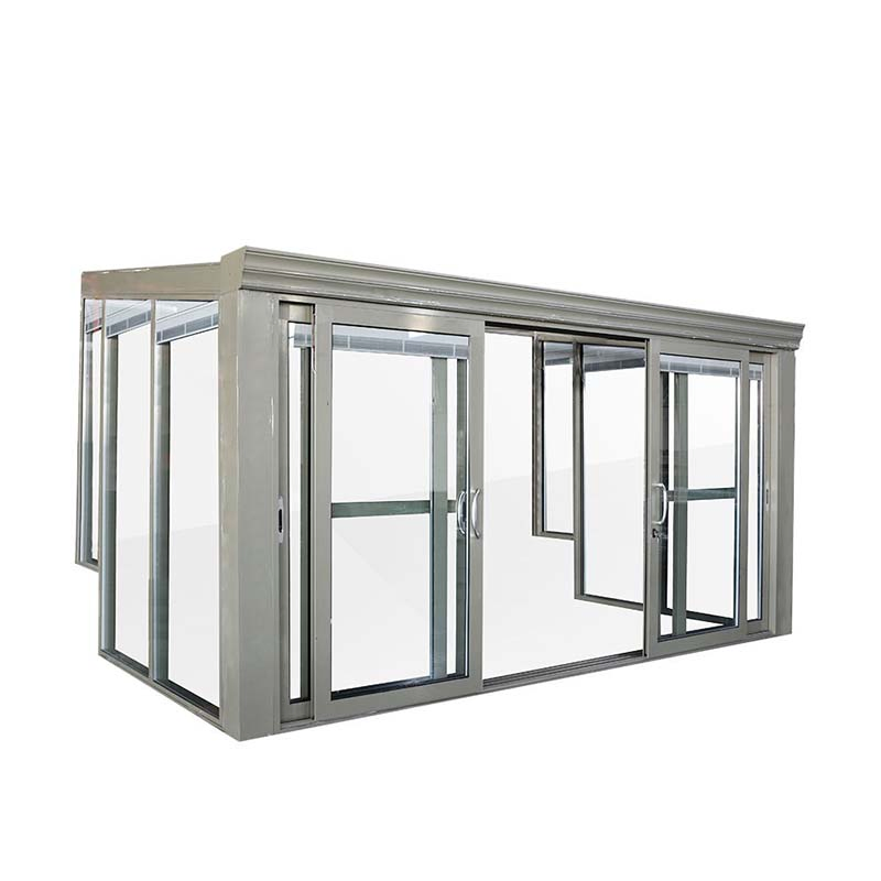 Customized Thermal Break Sunroom Aluminium Prefabricated Container Sunrooms Glass Houses