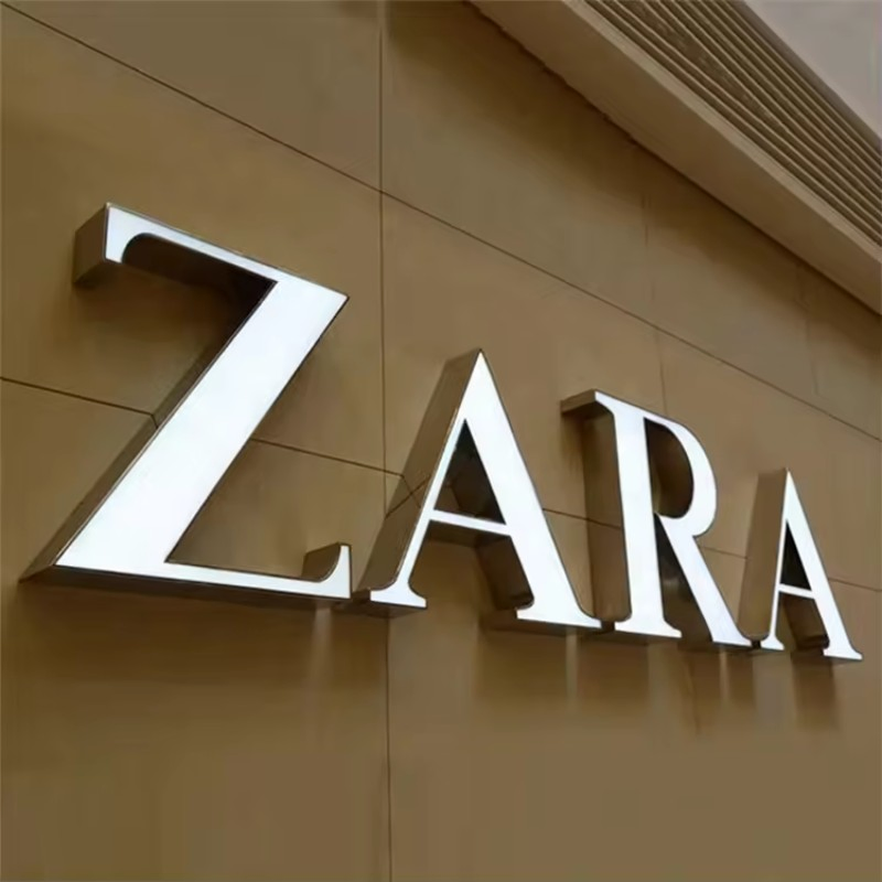 Custom Outdoor Acrylic Sign Channel Letters Business Illuminated Exterior Signs