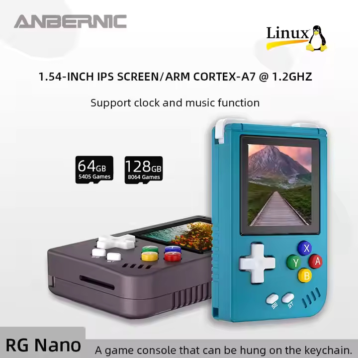 Anbernic RGnano — портативная игровая консоль с 5400+ играми